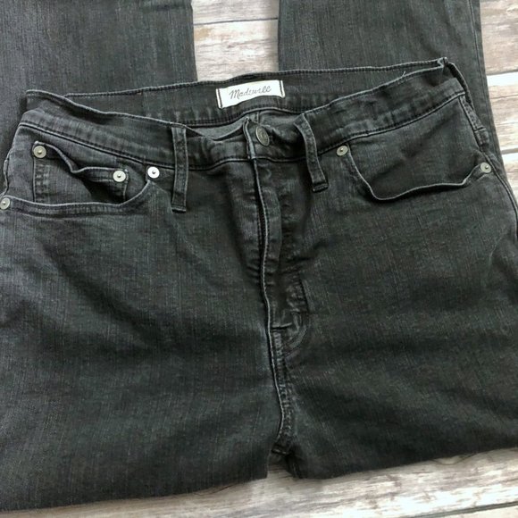 SOLD Gray Madewell Cali Demi Boot Jeans - Picture 6 of 10